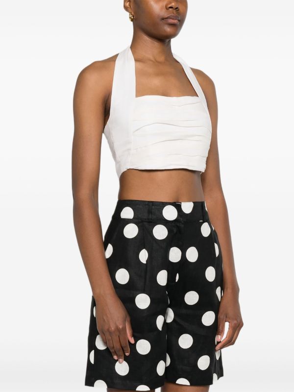 Cala De La Cruz Fiji Crop Top | Browns Vests & Tank Tops