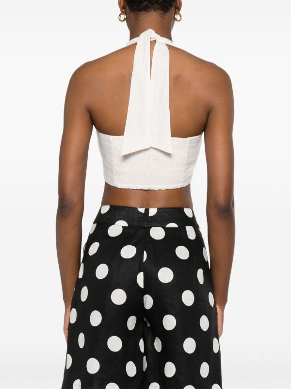 Cala De La Cruz Fiji Crop Top | Browns Vests & Tank Tops