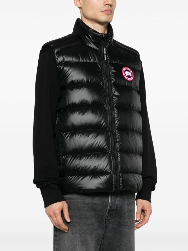 Canada Goose Black Crofton Quilted Gilet | Browns Waistcoats & Gilets