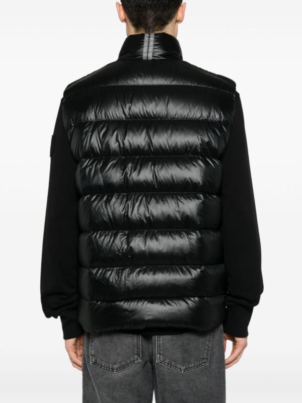 Canada Goose Black Crofton Quilted Gilet | Browns Waistcoats & Gilets