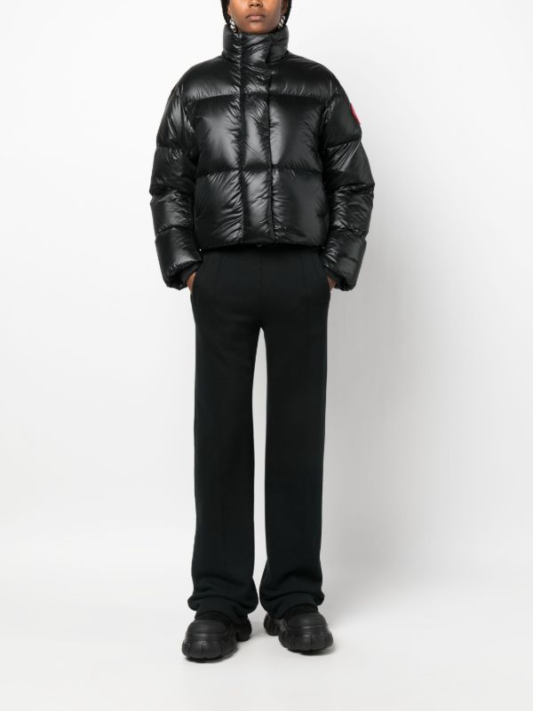 Canada Goose Black Cypress Cropped Puffer Jacket | Browns Down Jackets