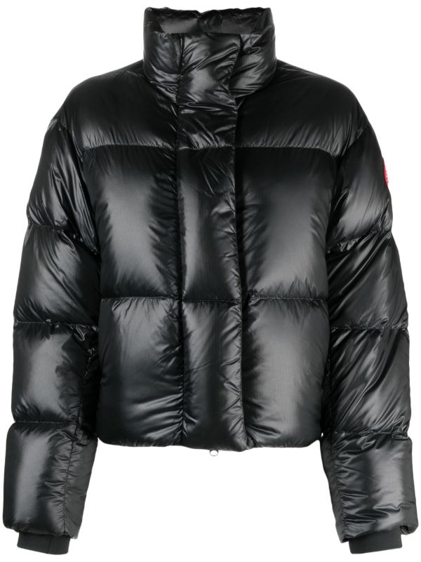 Canada Goose Black Cypress Cropped Puffer Jacket | Browns Down Jackets