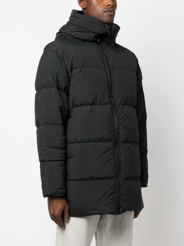 Canada Goose Black Lawrence Hooded Quilted Coat | Browns Hooded Jackets