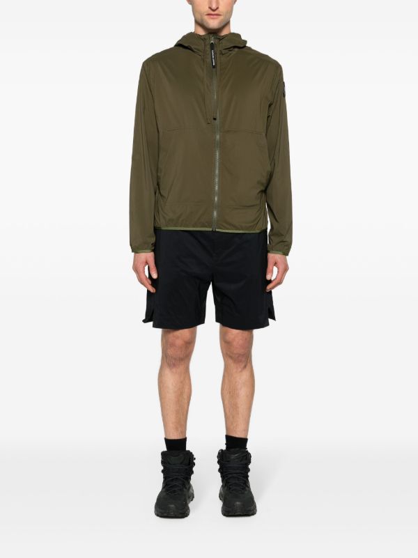 Canada Goose Black Logo-Appliqué Track Shorts | Browns Track & Running Shorts