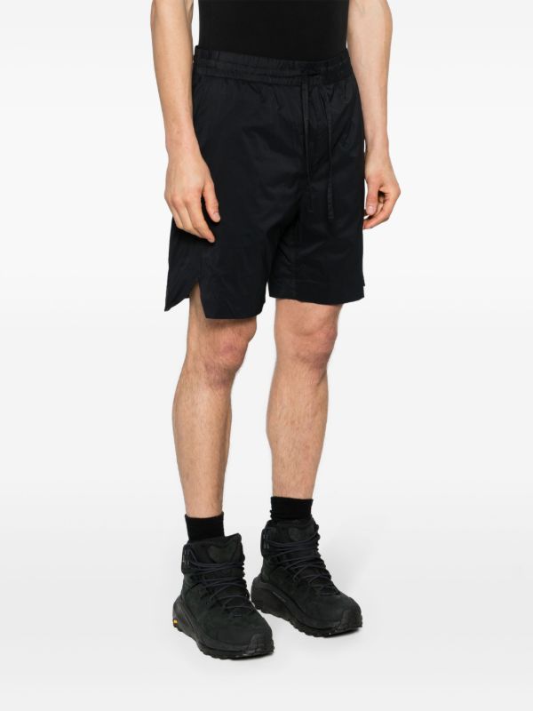 Canada Goose Black Logo-Appliqué Track Shorts | Browns Track & Running Shorts