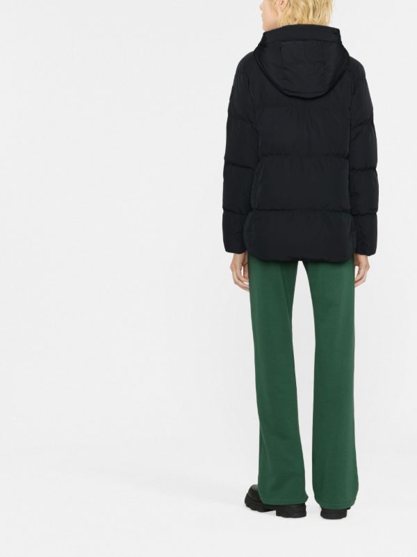 Canada Goose Black Marlow Hooded Padded Jacket | Browns Puffer Coats