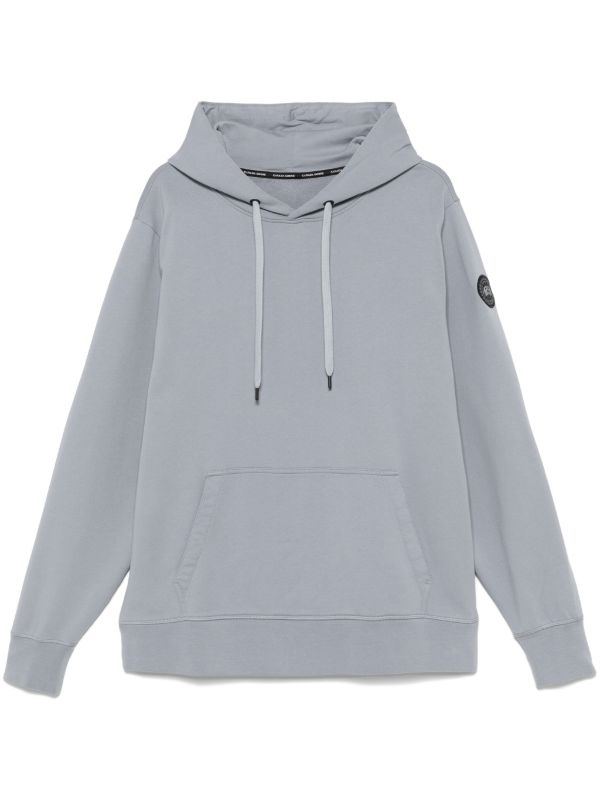 Canada Goose logo-patch drawstring hoodie | Browns Hoodies