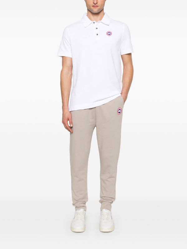 Canada Goose White Beckley Polo Shirt | Browns Polo Shirts