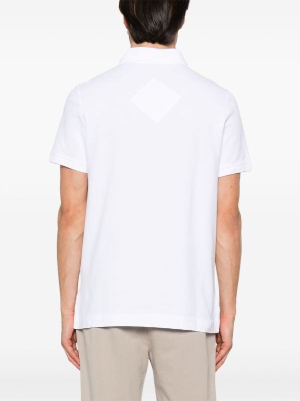 Canada Goose White Beckley Polo Shirt | Browns Polo Shirts
