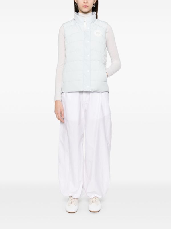 Canada Goose White Freestyle Gilet | Browns Waistcoats & Gilets