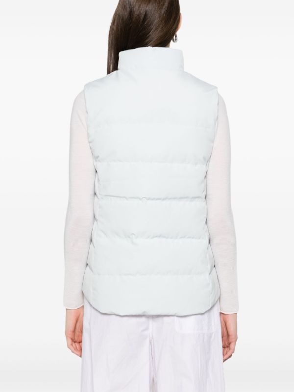 Canada Goose White Freestyle Gilet | Browns Waistcoats & Gilets