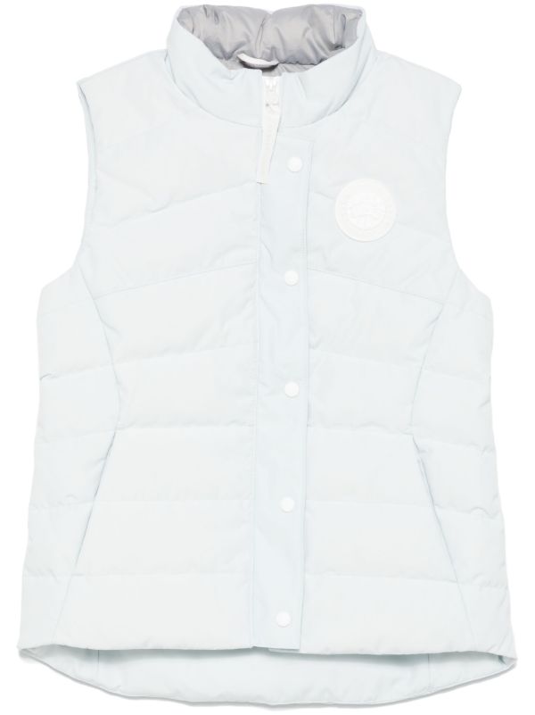 Canada Goose White Freestyle Gilet | Browns Waistcoats & Gilets