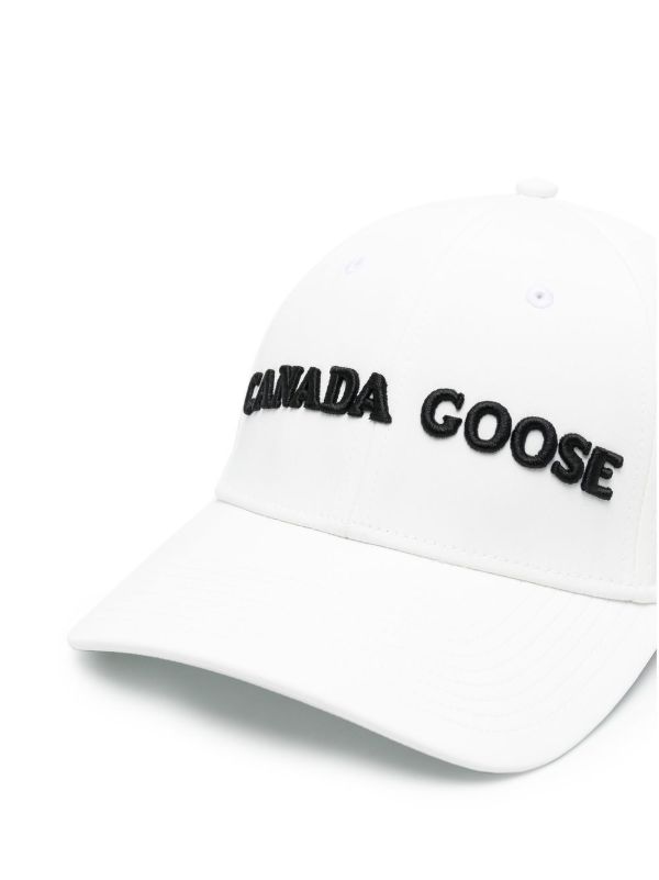 Canada Goose White Logo Embroidered Cap | Browns Hats
