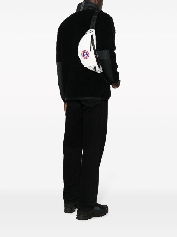 Canada Goose White Logo Patch Belt Bag | Browns Belt Bags
