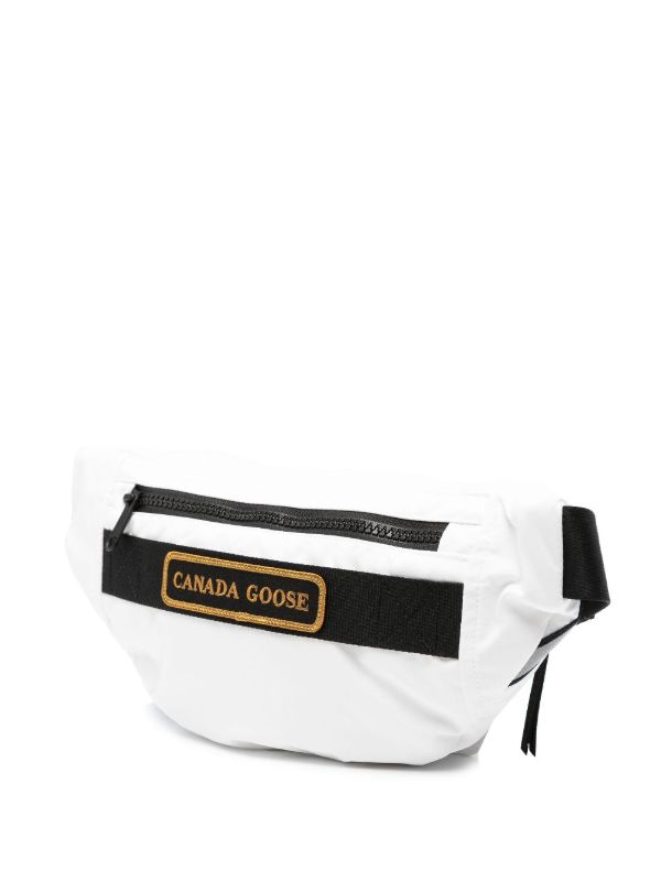 Canada Goose White Logo Patch Belt Bag | Browns Belt Bags