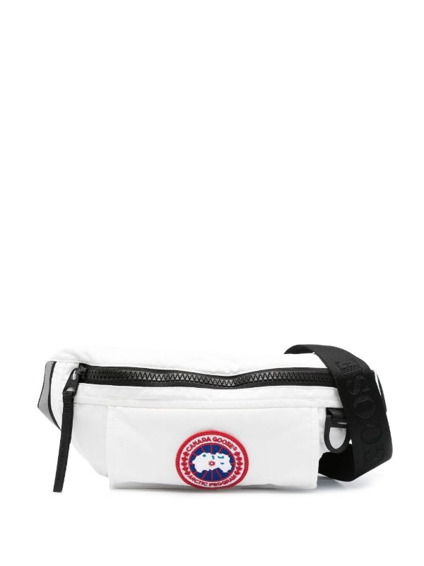 Canada Goose White Logo Patch Belt Bag | Browns Belt Bags