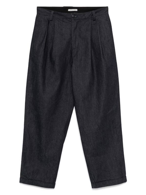 Carter Young pleat-detail jeans | Browns Tapered Pants