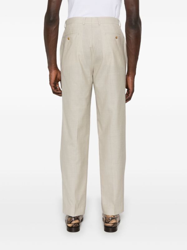 Carter Young Slub-texture Trousers | Browns Tailored Pants