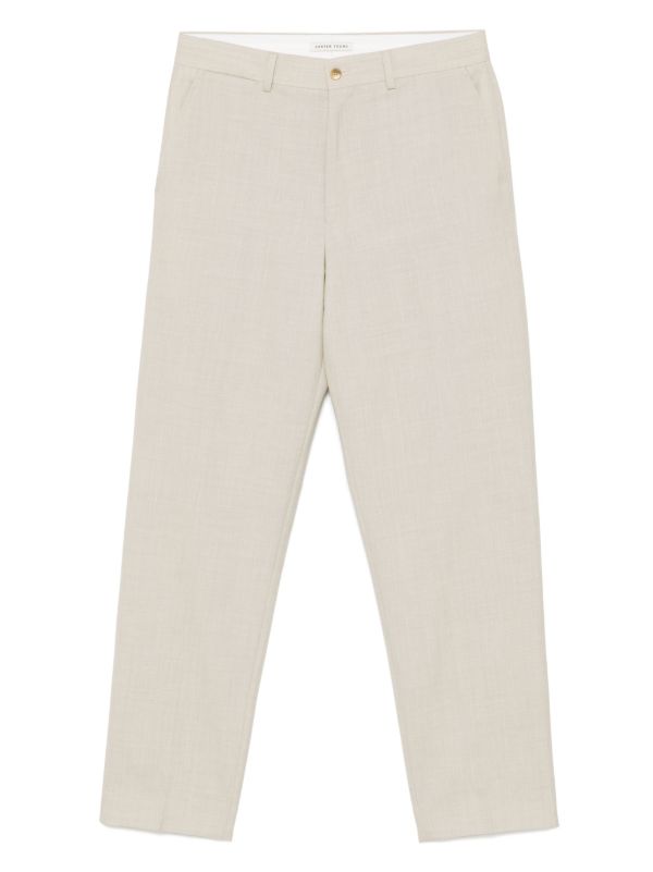 Carter Young slub-texture trousers | Browns Tailored Pants