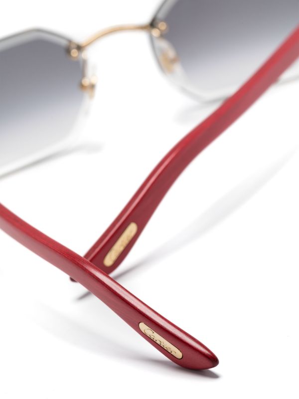 Cartier Eyewear C Décor Sunglasses | Browns Sunglasses