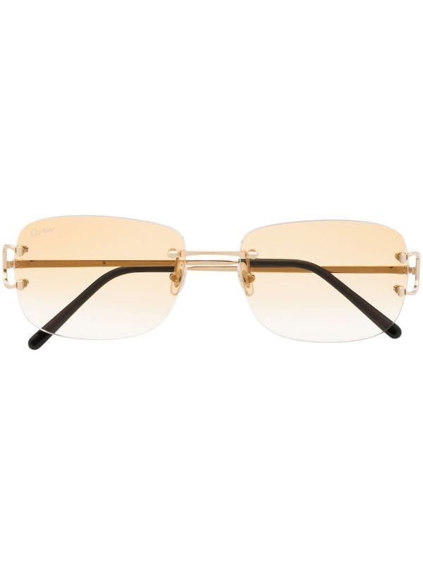 Cartier Eyewear Classic C de Cartier Sunglasses | Browns Sunglasses