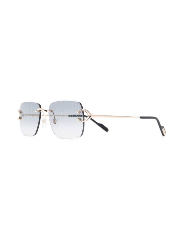Cartier Eyewear Classic C De Cartier Sunglasses | Browns Sunglasses