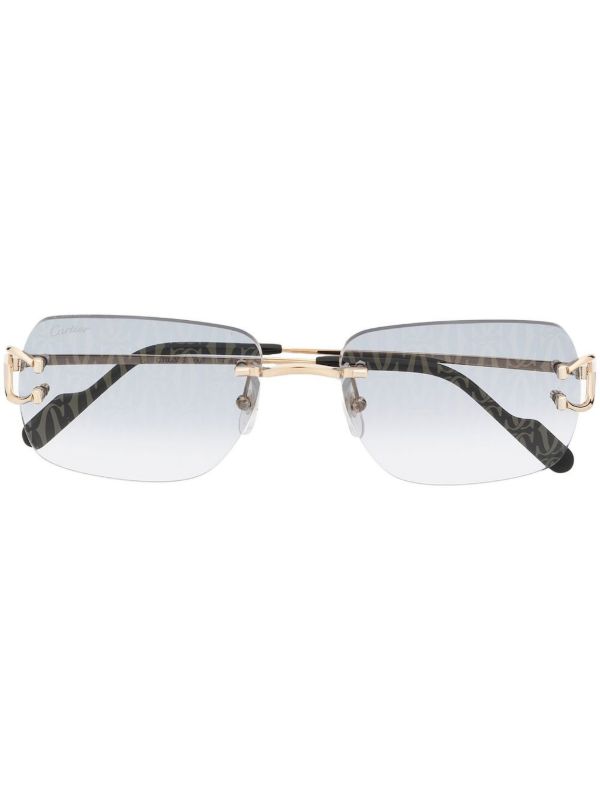 Cartier Eyewear Classic C de Cartier Sunglasses | Browns Sunglasses