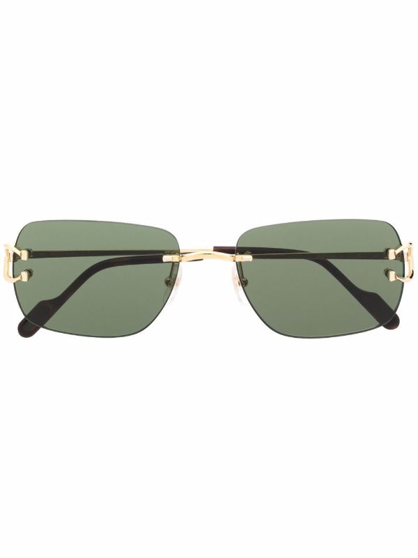 Cartier Eyewear Classic C de Cartier Sunglasses | Browns Sunglasses