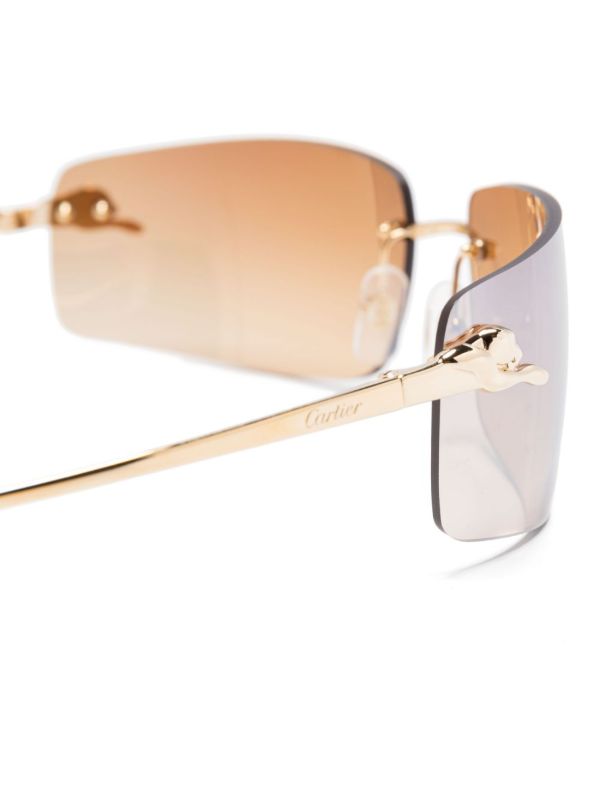 Cartier Eyewear Panthère De Cartier Sunglasses | Browns Sunglasses