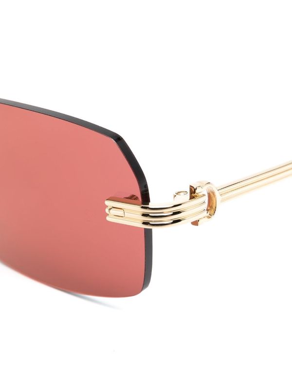 Cartier Eyewear Première Sunglasses | Browns Sunglasses