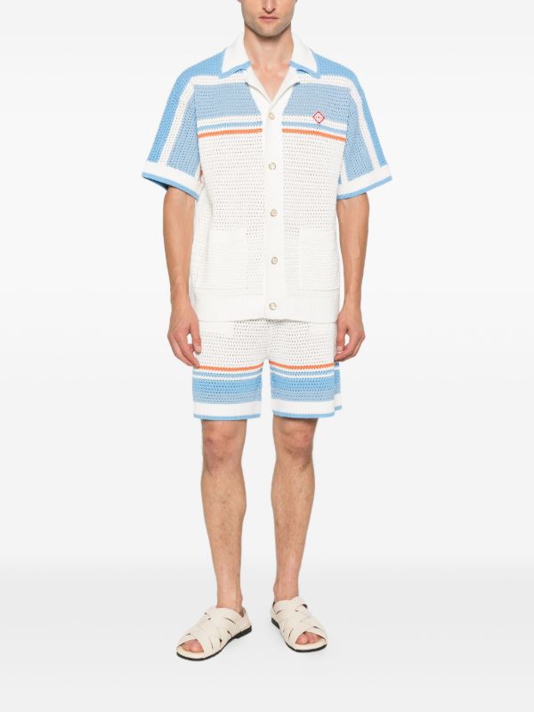 Casablanca Cotton Crochet Shirt | Browns Shirts