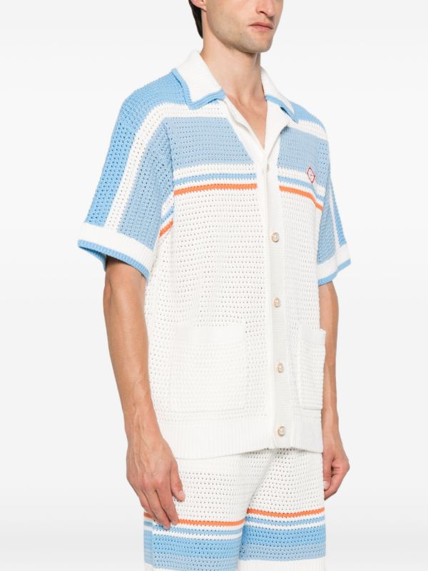 Casablanca Cotton Crochet Shirt | Browns Shirts