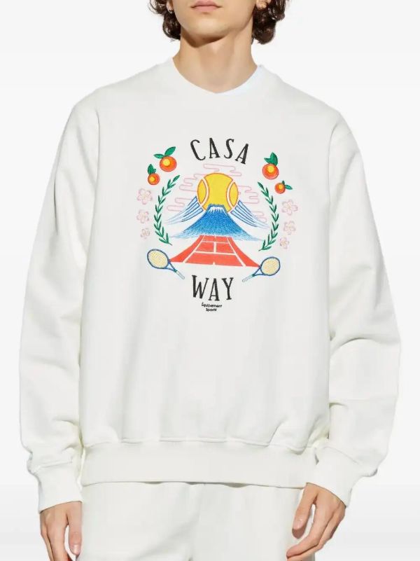 Casablanca Graphic-print Sweatshirt | Browns Sweatshirts