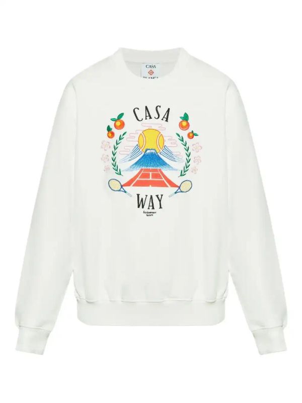 Casablanca graphic-print sweatshirt | Browns Sweatshirts
