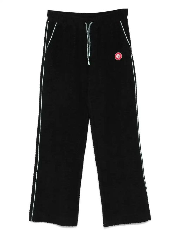 Casablanca logo-embroidered trousers | Browns Regular-Fit & Straight Leg Pants