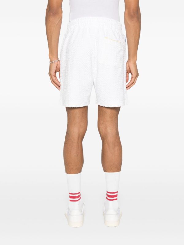 Casablanca Monogram Towelling Shorts | Browns Track & Running Shorts