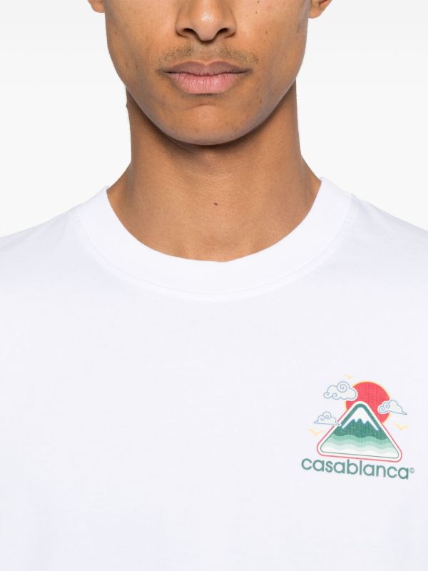 Casablanca Montagne Ondulée Screen T-shirt | Browns T-Shirts