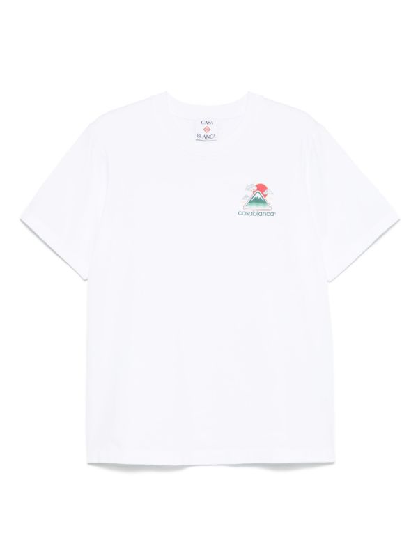 Casablanca Montagne Ondulée Screen T-shirt | Browns T-Shirts