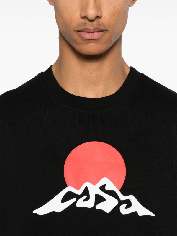 Casablanca Montagne White Snow T-shirt | Browns T-Shirts