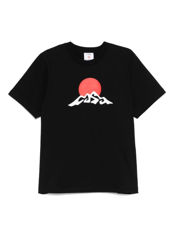 Casablanca Montagne White Snow T-shirt | Browns T-Shirts