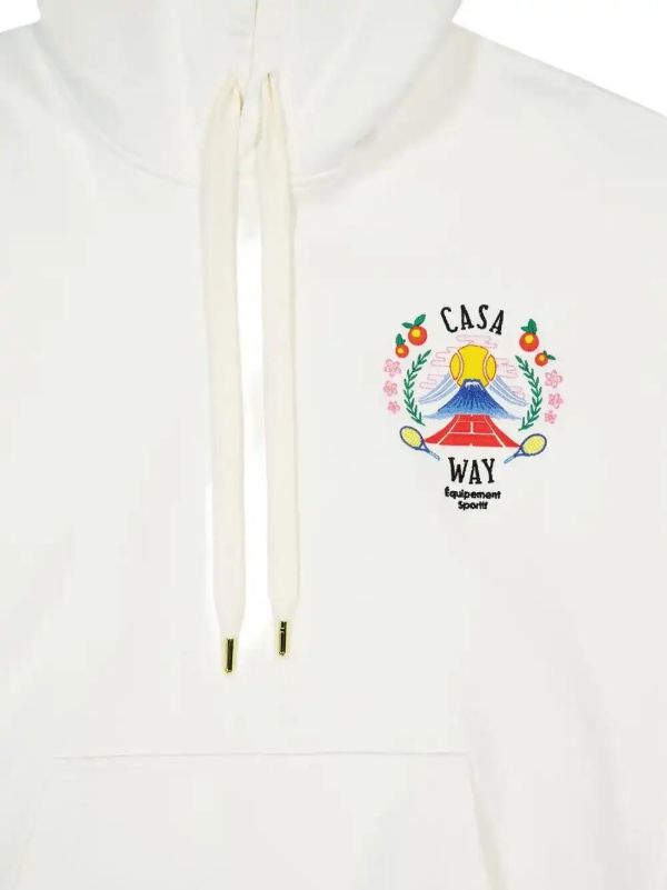 Casablanca Organic-cotton Hoodie | Browns Hoodies