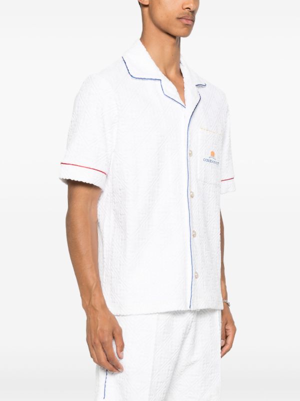Casablanca Towelling Monogram Shirt | Browns Shirts