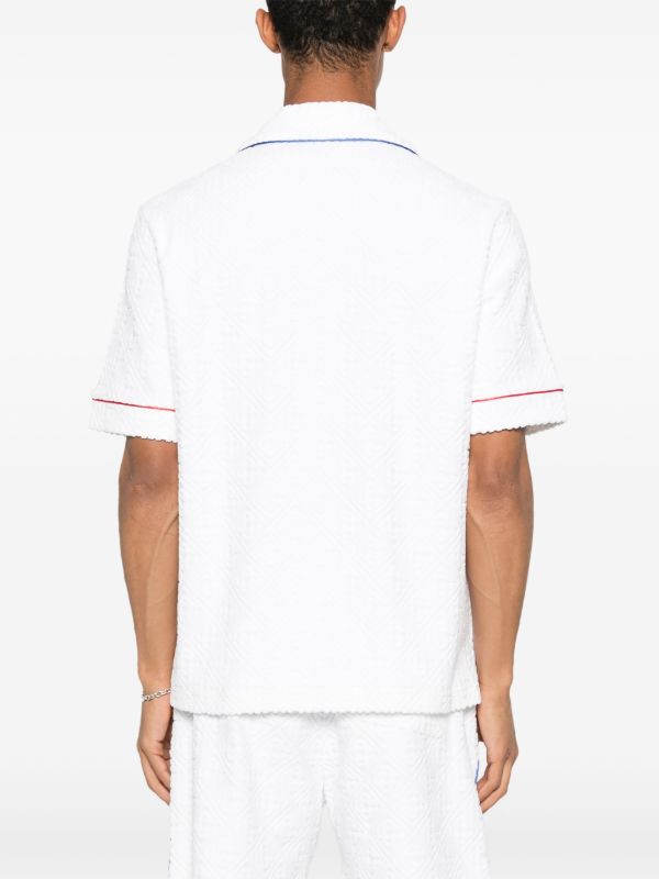 Casablanca Towelling Monogram Shirt | Browns Shirts