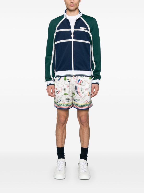 Casablanca White Le Vase Brise Shorts | Browns Deck Shorts