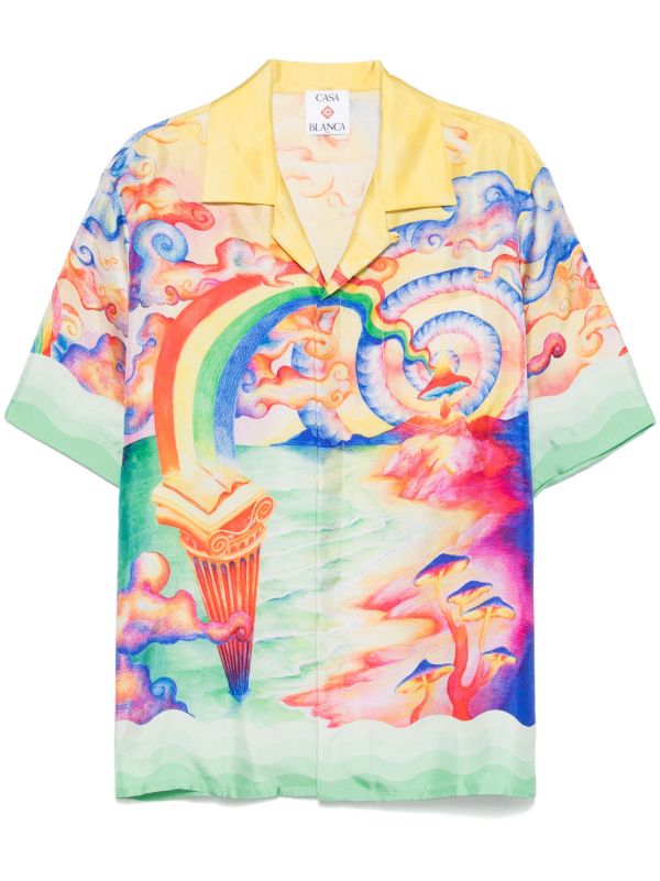 Casablanca Yellow Nature's Teacher Shirt | Browns Shirts