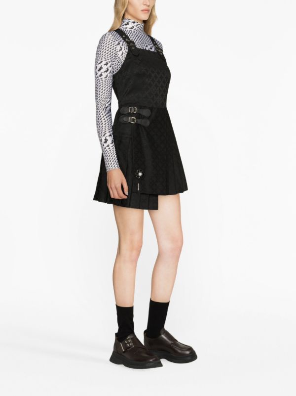 Charles Jeffrey Loverboy Black Mini Kilt Dress | Browns Day Dresses
