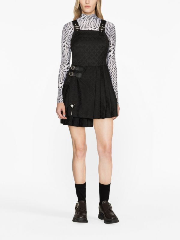 Charles Jeffrey Loverboy Black Mini Kilt Dress | Browns Day Dresses