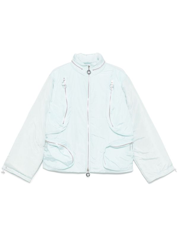 Charlie Constantinou Blue Multi-Pocket Bomber Jacket