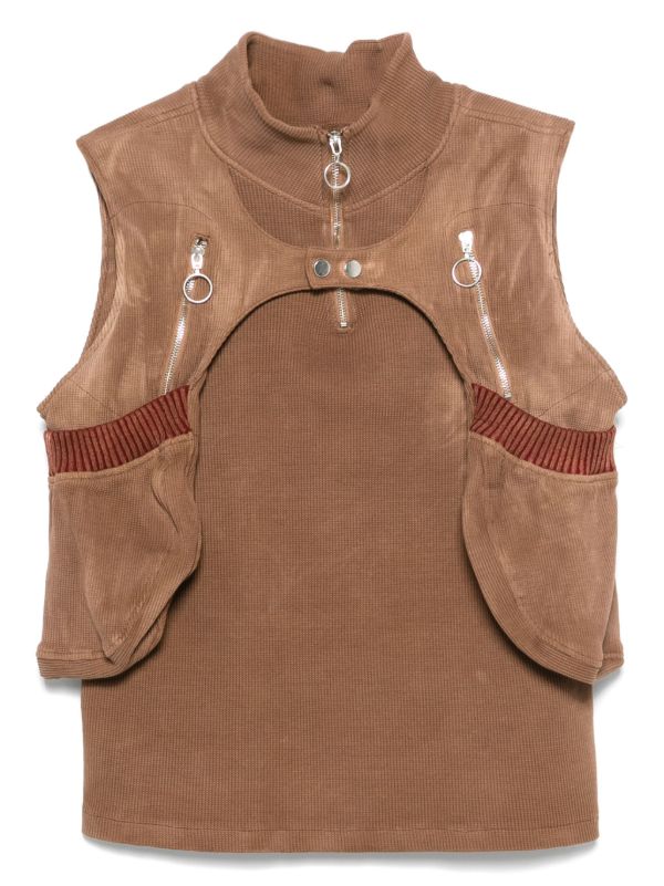 Charlie Constantinou high-neck vest | Browns Vests & Tank Tops