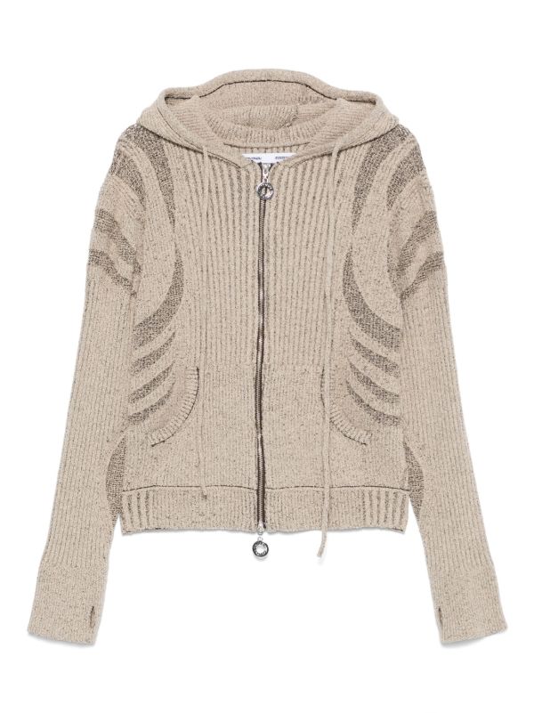 Charlie Constantinou knit zip-up hoodie | Browns Hoodies